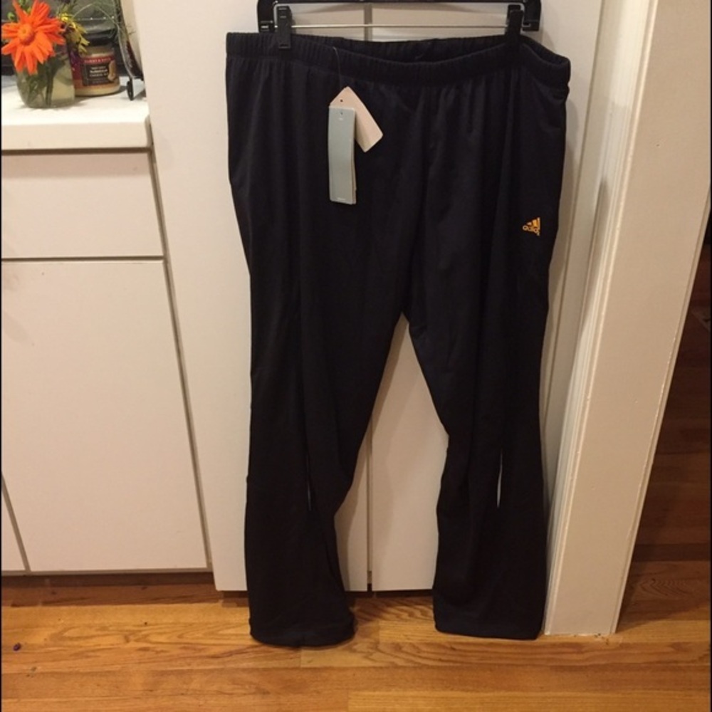 Adidas Athletic Pants Black XL NWT